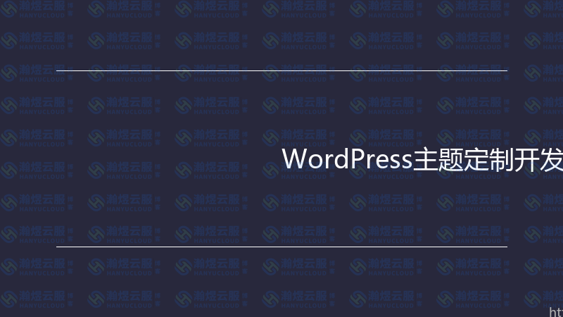 WordPress主题定制开发实战指南-瀚煜云服
