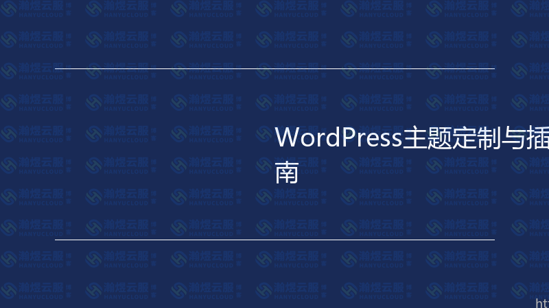 WordPress主题定制与插件开发实战指南-瀚煜云服