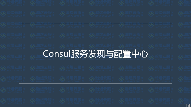 Consul服务发现与配置中心-瀚煜云服