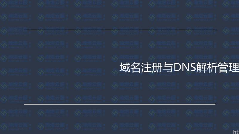 域名注册与DNS解析管理实战指南-瀚煜云服
