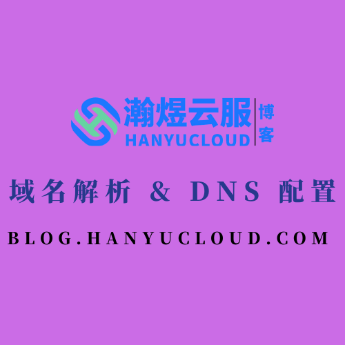 域名解析 & DNS 配置-瀚煜云服