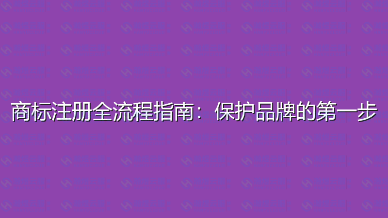 商标注册全流程指南：保护品牌的第一步-瀚煜云服