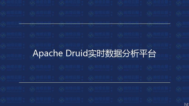 Apache Druid实时数据分析平台-瀚煜云服