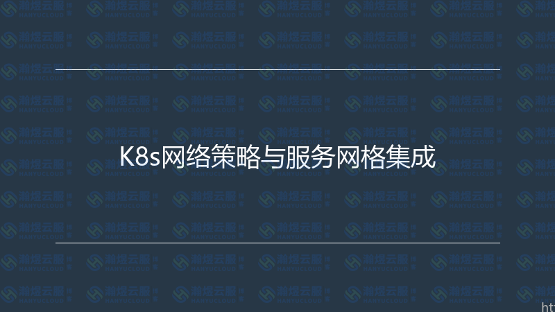 K8s网络策略与服务网格集成-瀚煜云服