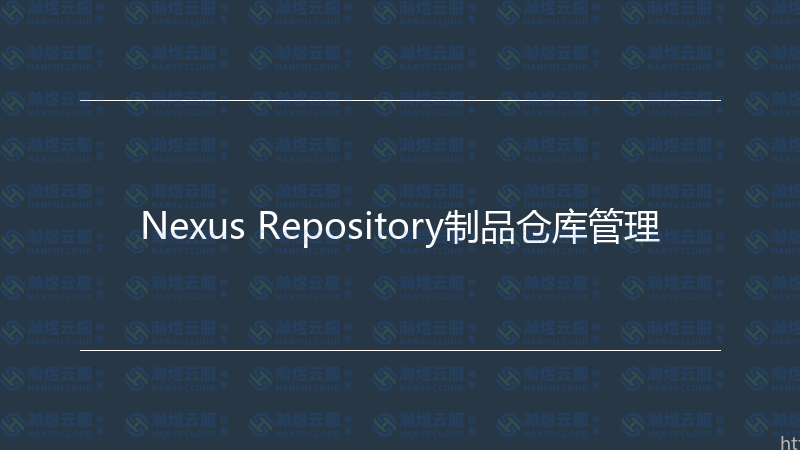 Nexus Repository制品仓库管理-瀚煜云服