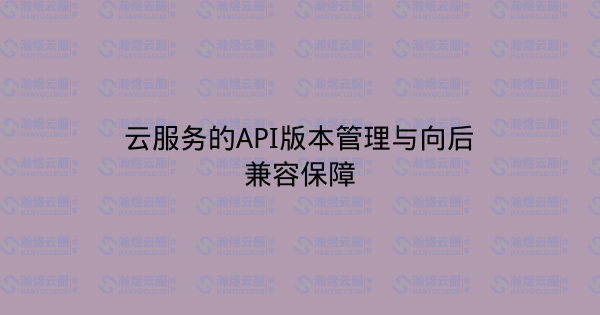 云服务的API版本管理与向后兼容保障-瀚煜云服