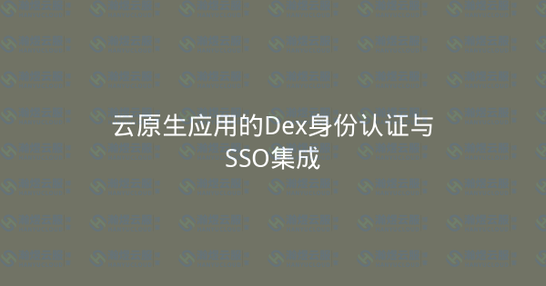 云原生应用的Dex身份认证与SSO集成-瀚煜云服