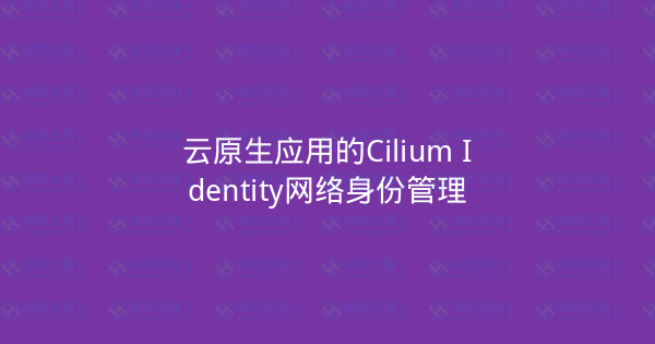 云原生应用的Cilium Identity网络身份管理-瀚煜云服