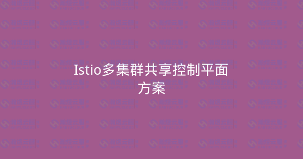 Istio多集群共享控制平面方案-瀚煜云服