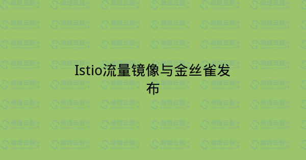 Istio流量镜像与金丝雀发布-瀚煜云服