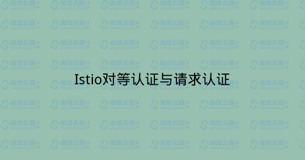 Istio对等认证与请求认证-瀚煜云服