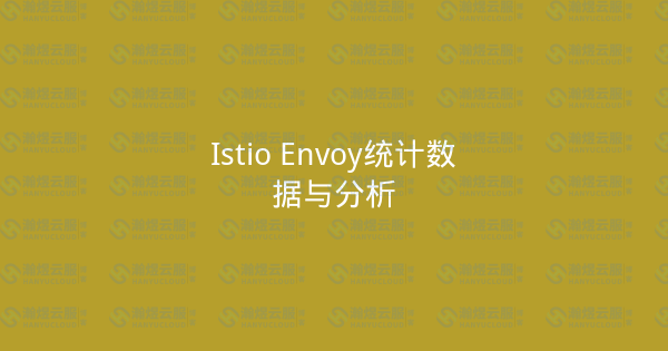 Istio Envoy统计数据与分析-瀚煜云服