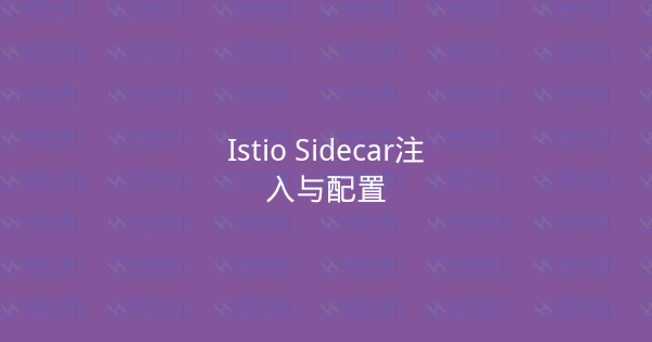 Istio Sidecar注入与配置-瀚煜云服