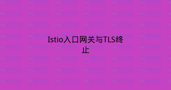 Istio入口网关与TLS终止-瀚煜云服