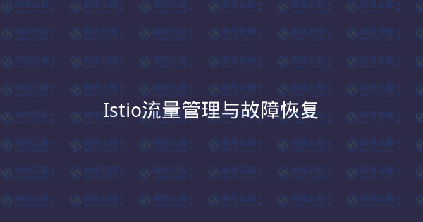 Istio流量管理与故障恢复-瀚煜云服