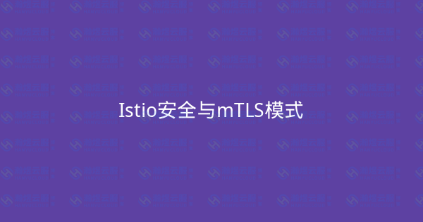 Istio安全与mTLS模式-瀚煜云服